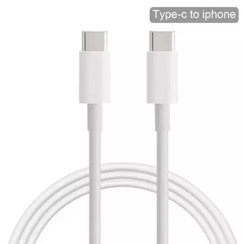 Кабель для быстрой зарядки PD 27W 3.0 Type C - Type C Кабель Type C 3.0 60W USB C - USB C Провод для планшета Huawei Samsung For iPhone