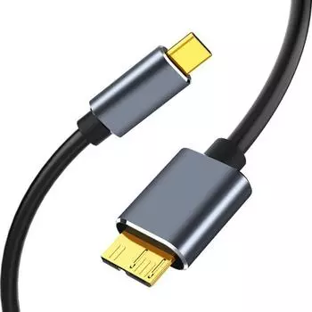 Кабель для зарядки диска Type C - Micro B Кабель для передачи данных диска Кабель для быстрой синхронизации данных Кабель-разъем 1m