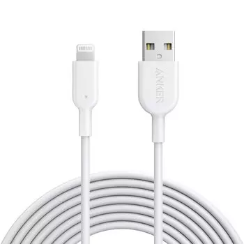 Кабель для зарядки iPhone Anker PowerLine II Lightning, сертифицированный MFi, сверхпрочный, совместим с iPhone 14, 14 Plus, 14 Pro, 14 Pro Max, 13 SE, iPad /
