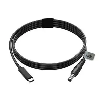 Кабель для зарядки USB C - DC Power Power, 10 м, 32,8 фута, выход 20 В, 5 А, тип C, штекер - DC 5,5x2,1 мм, штекер, шнур для