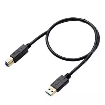 Кабель ELECOM USB3.0 тип AB для HDD 1,0 м черный DH-AB3N10BK
