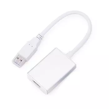 Кабель-конвертер USB 3.0 в HDMI, графический адаптер для ПК HD 1080P (белый)
