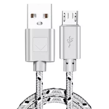 Кабель Micro USB 2 м 3 м 2.4A для быстрой зарядки USB Microusb кабель для передачи данных мобильного телефона Samsung S6 S7 Huawei HTC Android планшет кабель 1m