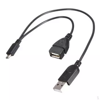 Кабель Micro USB — USB, OTG 2.0, «папа» и «мама» для S7 S4 S3, Dji Spark