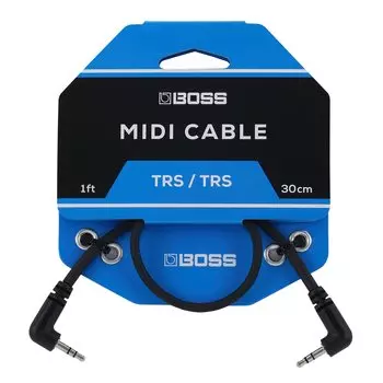 Кабель MIDI BOSS 30 см LL Кабель MIDI BCC-1-3535 3,5 мм TRS/TRS