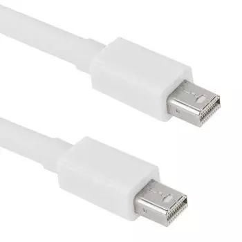 Кабель Mini DP DisplayPort для Apple iMac MacBook Pro, длина: 2м(белый) белый