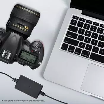Кабель PD USB Type-C к DMW-DCC12, фиктивная батарея, переходник постоянного тока DMW-BLF19, замена для Panasonic чёрный