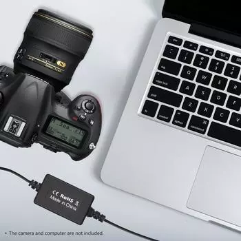 Кабель PD USB Type-C к NP-W126, замена переходника постоянного тока для фиктивной батареи для Fujifilm X-A2 A3 X-E2s чёрный