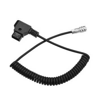 Кабель питания Andoer D-Tap to BMPCC 4K с 2-контактным фиксатором для Blackmagic Pocket Cinema Camera 4K для Sony Spring Wire чёрный