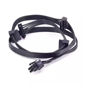 Кабель питания SATA PCI-E 6pin 1 к 4 для блоков питания Corsair RM1000X RM850X RM750X