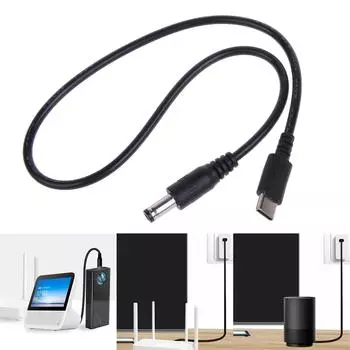 Кабель питания USB C - DC 5,5x2,1 мм 3,5x1,35 мм с триггером PD 9 В 5 В 12 В 15 В 20 В для ЖК-мониторов KiPRO и других 12V