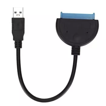 Кабель SATA SATA - USB 3.0 Высокоскоростная передача данных 25 см Устройство чтения жестких дисков для 2,5-дюймовых жестких дисков