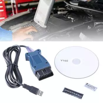Кабель сканера OBD2 JLR V160 SDD PRO, автоматический USB-диагностический инструмент для Jaguar Land Rover, автомобильный сканер OBD2