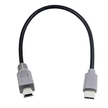 Кабель типа C - miniB, кабель mini USB «папа/папа», короткий кабель USB 2.0 длиной около 25 см, жесткий диск HDD Для подключения камеры и т. д.