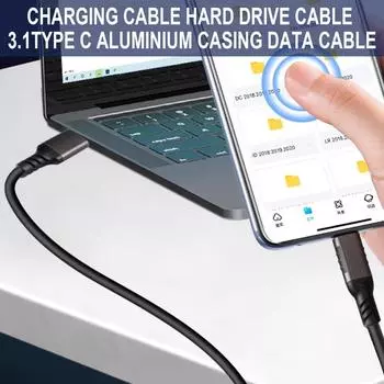 Кабель USB3.2 10 Гбит/с типа C Кабель USB A — Type-C 3.2 Передача данных USB C Кабель жесткого диска SSD 3A PD 60 Вт Быстрая зарядка A