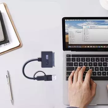 Кабель USB 3.0 - SATA до 6 Гбит/с USB - SATA III Адаптер жесткого диска 16 ТБ USB 3.0 - SATA III Кабель для 2,5-дюймового внешнего жесткого диска SSD