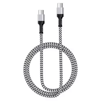 Кабель USB-C Bionis, оригинальный, 0,9 м, PD30 Вт/3 А, тип C, быстрая зарядка, нейлоновый, вязанный, кабель для зарядки iPhone 16, тип C, предотвращение отключения, передача данных