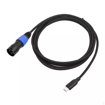 Кабель USB C-XLR Male Audio Connector Output Converter Cable для микшера 100cm