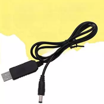 Кабель USB-DC 5,5x2,1 мм для зарядки и ускорения (5В/9В/12В) 5V general purpose