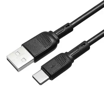 Кабель USB Type C A - Type C для быстрой зарядки, 1,5 м, высокоскоростная передача данных, черный, совместим с Redmi/Galaxy/Xperia/Switch и т. д.