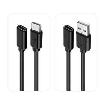 Кабель USB Type C, удлинительный кабель USB A - Type-C Female, кабель для передачи данных, кабель для жесткого диска USB C Ssd, быстрая зарядка для ноутбука A1