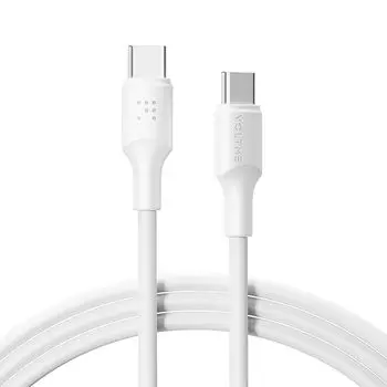 Кабель VOLTME USB Type C 100 Вт PD совместим с быстрой зарядкой для предотвращения отключения передачи данных type c PD3.0 PPS QC3.0 совместимый с электронным маркером