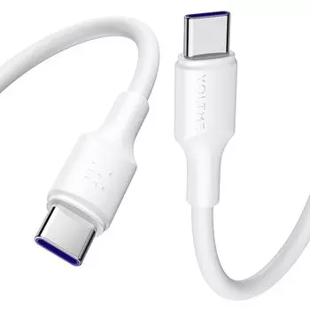 Кабель VOLTME USB Type C 100 Вт PD совместим с быстрой зарядкой для предотвращения отключения передачи данных type c PD3.0 PPS QC3.0 совместимый с электронным маркером