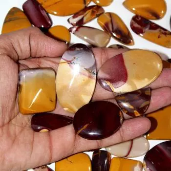 Кабошон из натуральной мукаитовой яшмы, партия смешанных форм и драгоценных камней любого размера, партия целебных драгоценных камней. 100 Carat Lot