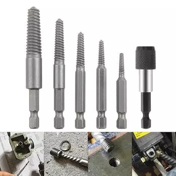 Качественный экстрактор для поврежденных винтов, легко извлекаемый экстрактор для болтов, инструмент для восстановления стальных винтов, простая в использовании ручка для проекта «сделай сам»