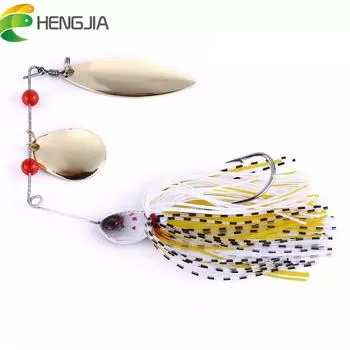 Качественный спиннербейт Hengjia 20,5 г 10,5 см, рыболовные воблеры с ложкой, 4 шт./лот