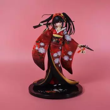 Kadokawa Date A Live Лайт-новелла Куруми Токисаки Очаровательное Кимоно Версия. Фигурка из ПВХ, аниме-фигурка, модель игрушки, кукла в подарок