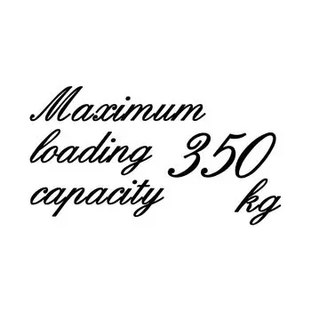 KAIMIRU STORE EVERY Light Van, Maximum Load Capacity, Light Car, Emblem, Cutout Sticker 771.2 lbs (350 kg) (k-440 black)