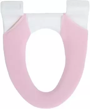 Kakiuchi Toilet Seat Machine Includes Size Adjustment Easy to Install SELECT JUST FIT Cover, Washable/Heating Type, Pink, Washable, Hook,