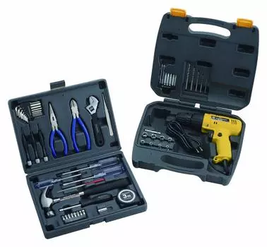 Kakuri Sangyo KAKURI Tool Set Household Tool Set 53 Pieces Type Tool Set 31 Pieces Drill Driver 22 DIY Office Maintenance Work Repair Repair Multi