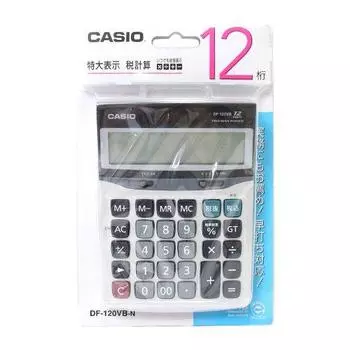 Калькулятор настольный CASIO 12-значный DF-120VB-N