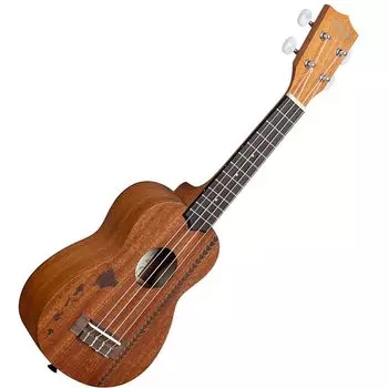 KALA KA15S-H2-WBAG20 06 Soprano Ukulele Hawaiian Islands Design Soft Case Included Kara