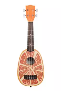 KALA Ukulele Novelty Series Корпус из красного дерева Сопрано Форма ананаса Оранжевый KA-NV-ORNGWBAG (Чехол в комплекте) []