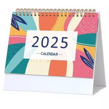 Календарь 2025 Настольный календарь Планировщик Настольный Memo Сообщение Маленькие украшения One Size