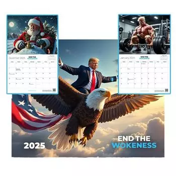 Календарь Трампа 2025 Забавный настенный календарь Ежемесячный календарь-планировщик для домашнего офиса Australia