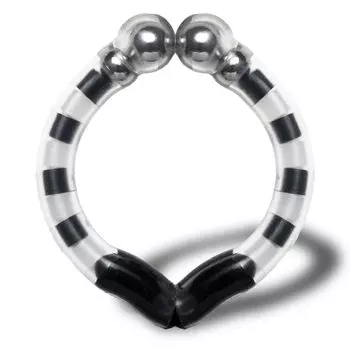 Kalibauer Light 6 High Grip Single Temporary Ring Compatible with Small Penis Ring Made in Japan Equipped with Neodymium Magnet Cock Ring Adult Goods