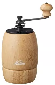 Кофемолка Kalita из прочного чугуна с деревянной режущей кромкой Natural N с регулируемой грубостью помола ручная кофемолка мельница ручная мельница ручная кофемолка