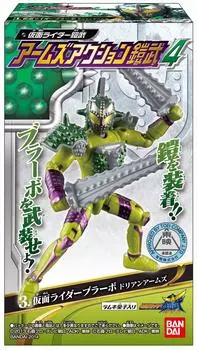 Kamen Rider Gaim Arms Action Gaim 4 10 штук КОРОБКА (конфеты-игрушки/освежающие сладости)
