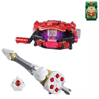 Kamen Rider Gav DX Transformation Belt Gav Gav Whippia Special Narikiri Set DX Bushel Gochizou Целевой возраст 3 года и старше [Bandai] & (Бонус