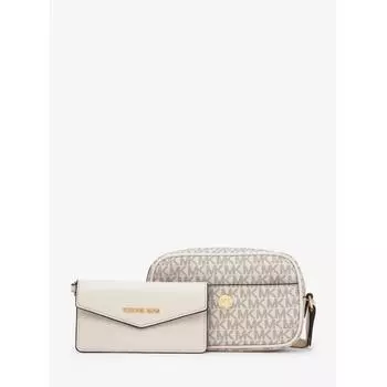 КАМЕРА MICHAEL KORS MAISIE 2 В 1 МАЛЕНЬКАЯ КАМЕРА КРЕСТОВАЯ 35S4G5MC1B2605 СВЕТЛО-КРЕМОВЫЙ МУЛЬТИ
