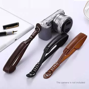 Камера X5-M Handgelenk Gurt Trageschlaufe PU Leder Seil ДЛЯ Sony Fuji Film кофейный