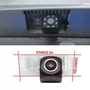 Камера заднего вида для Ford Focus 2 MK2 Hatchback 2004~2012 CCD Night Vision Reverse Backpack Camera Golden Fisheye Lens Golden Camera