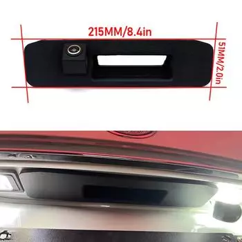 Камера заднего вида для Mercedes Benz GLK 220 250 300 350 X204 2012 2013 2014 2015 Ручка багажника автомобиля Задний вид Резервная камера для парковки Static Guidelines