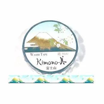 Kamiiso Sansho Masking Tape Fuji 15mm x 7m Mt. GR-2015