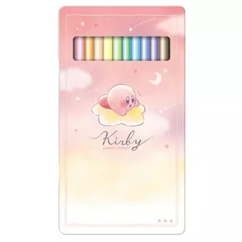 Kamiojapan Kirby Pencil Set in a Tin PUPUPU STARLIGHT 12-Color Case,