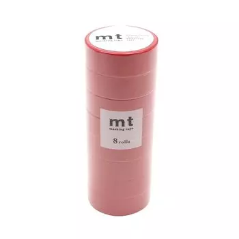 Kamoi Kakoshi mt Masking Tape 8P Width 15mm x 7m 181 Red MT08P181R